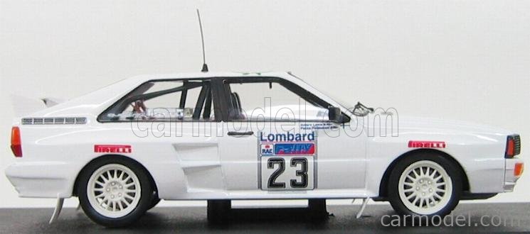 1:43 Trofeu Scala 43 q83-gb-23 Audi Quattro a2-RAC Rally 1983-Laine 