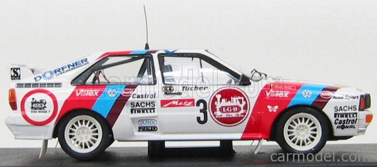Spark / Trofeu – Audi Quattro Belga 1/43 – Haspengouw 1985 N°3 Duez/Lux – Neuf