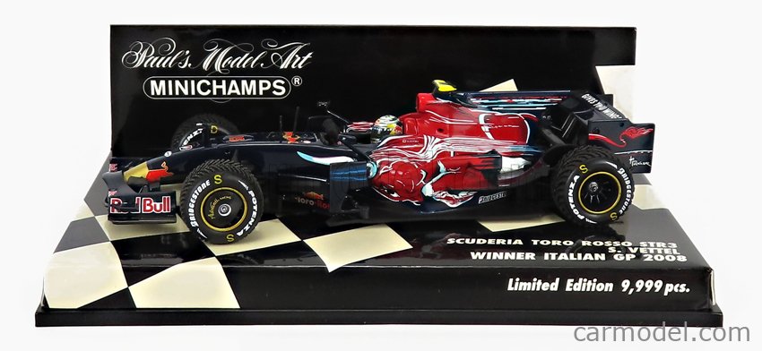 TORO ROSSO - F1 STR3 TORO ROSSO N 15 WINNER ITALY MONZA GP 2008 SEBASIAN  VETTEL