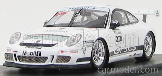 Modellino Auto Porsche 997 #50 Team SOFREV Carrera Cup 2008, Spark 1:43, Nuovo