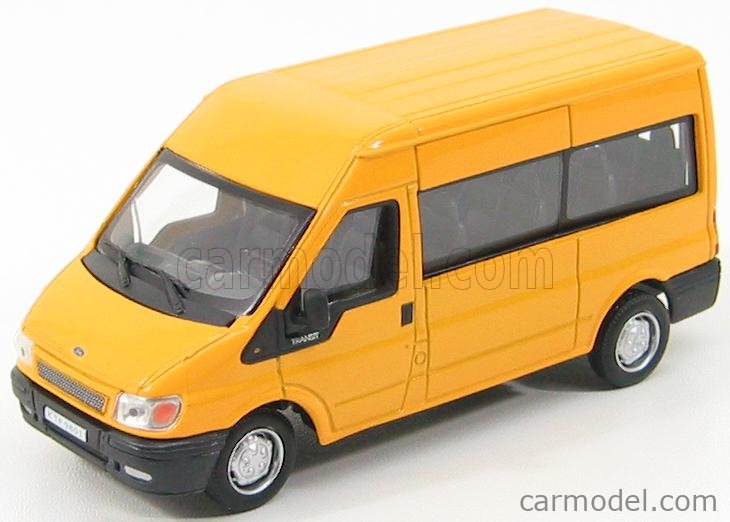 Miniature Ford Transit Minibus 2001 Rouge 1/43 - Paul Model's Art, Neuve, Zamak, Collection