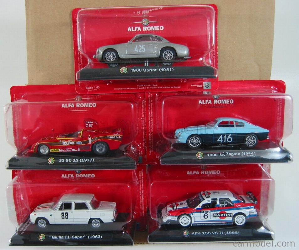 EDICOLA ALFA-COLLECTION Scale 1/43 | ALFA ROMEO 80X ITEMS COMPLETE