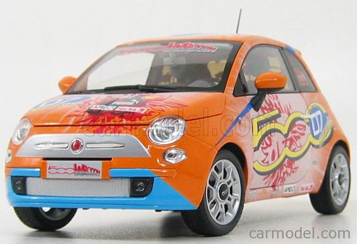 Modèle Réduit Fiat 500 Wrooom Raikkonen 2007 Par Norev - Échelle 1:18, Métal, Neuve, Réf. 187733