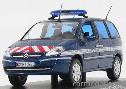 Norev 1/43 - Citroën C8 Bleue Métal - Miniature Collection - Très Bon état