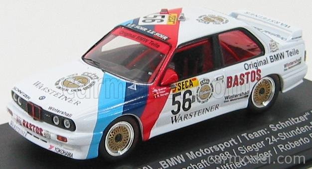 Spark SB495 BMW E30 M3 N°74 7ème 24H Spa ETCC 1988 E. Lohr - F. 1/43