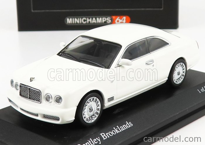 MINICHAMPS 640139620 Scale 1/64 | BENTLEY BROOKLANDS 2006 WHITE