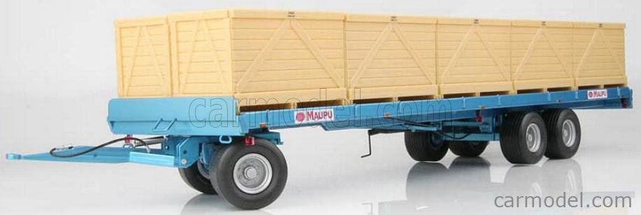 Remorque MAUPU 1180/200 Avec 10 Palox - REPLICAGRI 1/32 - Miniature Agricole Neuve