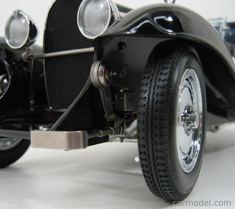 BAUER 3293-J6 Scale 1/18 | BUGATTI ROYALE COUPE DE VILLE 1930 BLACK IVORY