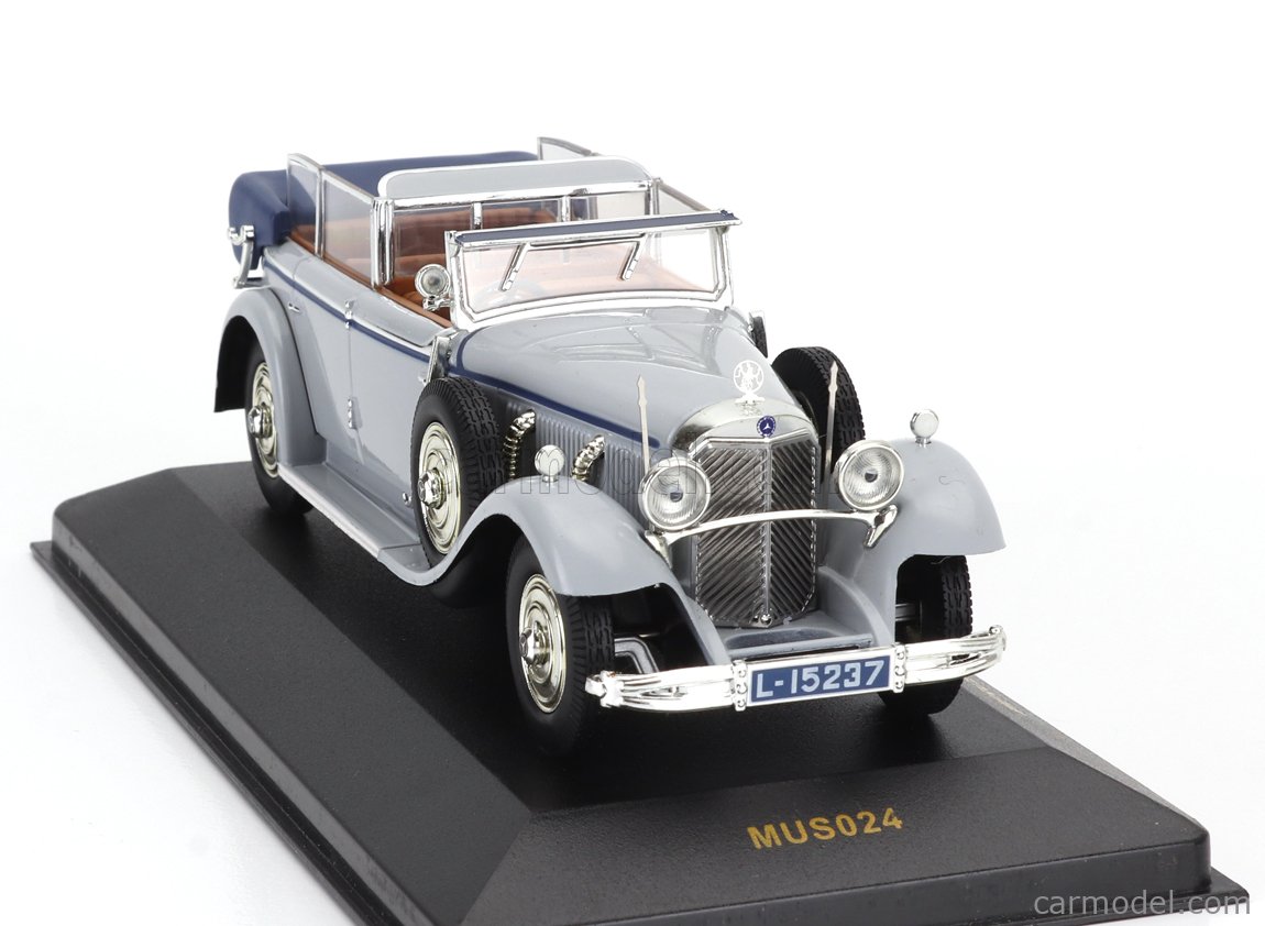 Signature Models 1/43 Mercedes-Benz 770 Découvrable - Bleu - Occasion Comme Neuve