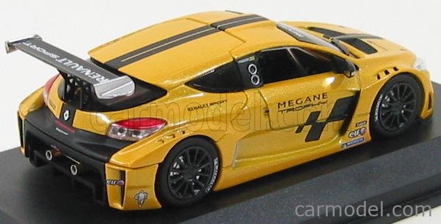 NOREV 517972 Scale 1/43  RENAULT SPORT MEGANE TROPHY 2009 YELLOW MET