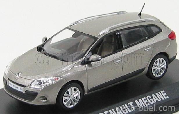 NOREV 517640 Scale 1/43 RENAULT MEGANE SW ESTATE 2010 GREY MET
