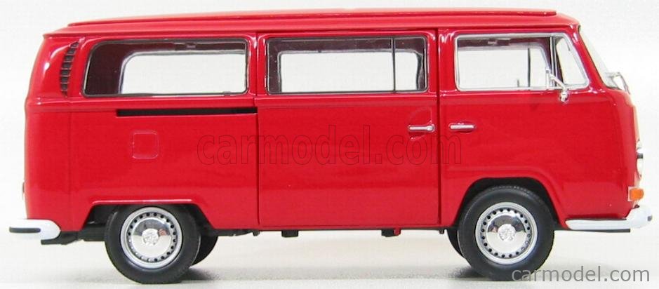 WELLY WE22472R Scale 1/24 | VOLKSWAGEN T2 MINIBUS 1972 RED