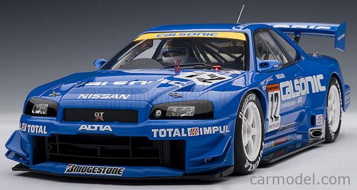 AUTO art JGTC 2002 CALSONIC SKYLINE R34 - ミニカー