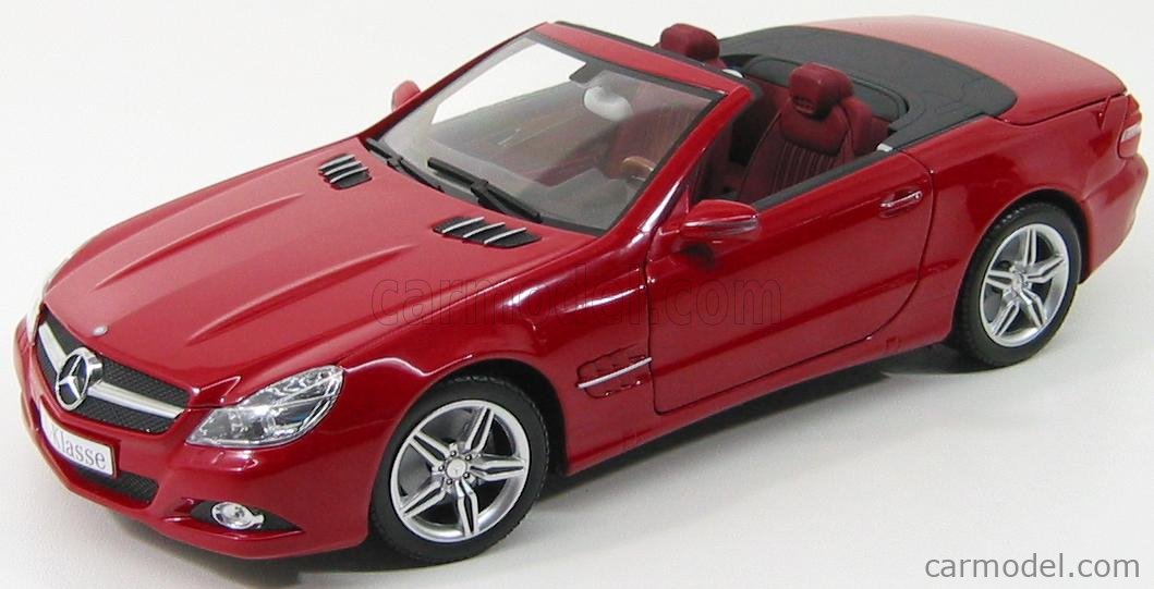 Minichamps Masstab Mercedes Benz Sl Class Cabriolet Red