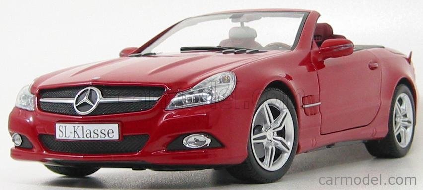 MINICHAMPS 100037530 Scale 1/18 | MERCEDES BENZ SL-CLASS CABRIOLET 2008 RED