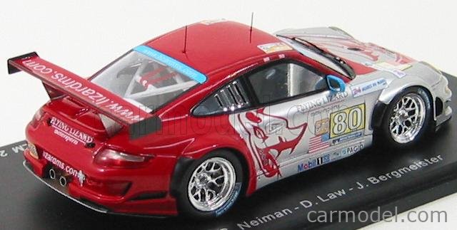 SPARK-MODEL S1956 Scale 1/43 | PORSCHE 911 997 GT3RSR N 80 LE MANS 2009 ...