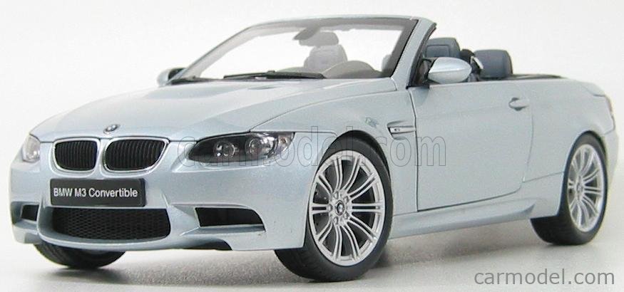 KYOSHO 08738S Scale 1/18 | BMW 3-SERIES M3 (E93) CABRIOLET 2008 SILVER