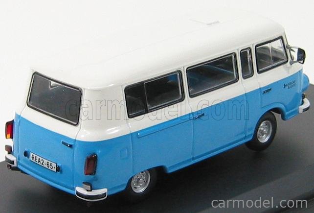 SCHUCO 03650 Scale 1/43 | BARKAS B1000 MINIBUS BLUE WHITE