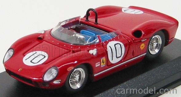 ART-MODEL ART217 Scale 1/43 | FERRARI 330P N 10 NASSAU 1964 P.RODRIGUEZ RED