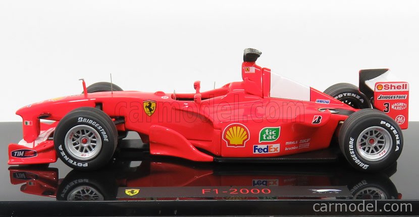 1:43 CARTRIX F1 Plate Pit Board Ferrari F2000 #3 2000 Schumacher LESCH2143 Model