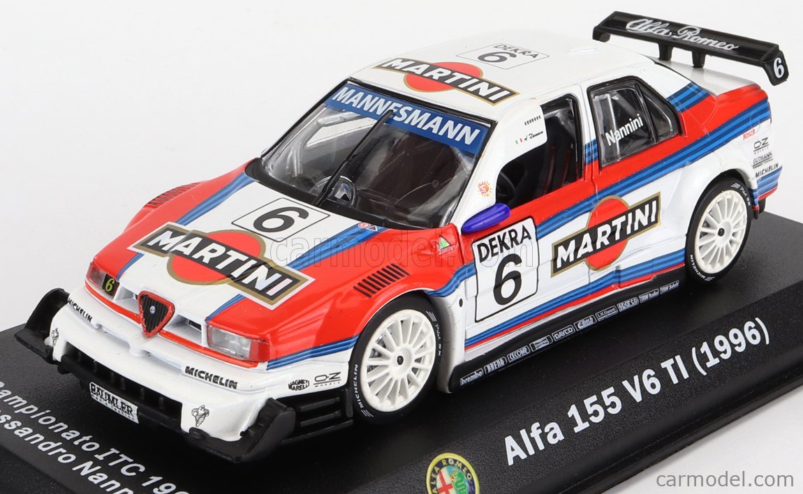 ALFA ROMEO - 155 V6 TI MARTINI N 6 CAMPIONATO ITC 1996 A.NANNINI