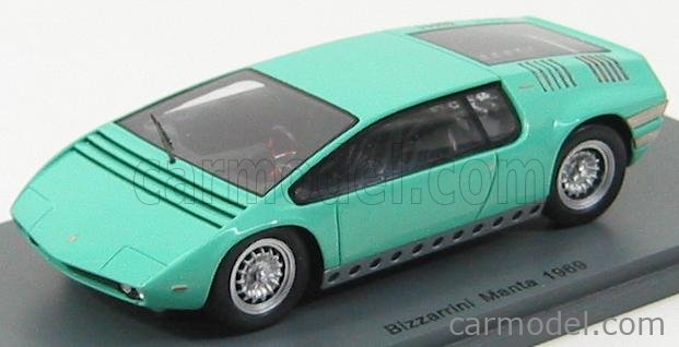 SPARK-MODEL S0695 Scale 1/43 | BIZZARRINI MANTA 1969 MINT GREEN