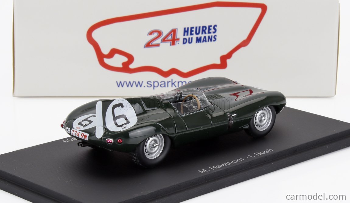 SPARK-MODEL 43LM55 Scale 1/43 | JAGUAR D-TYPE TEAM JAGUAR