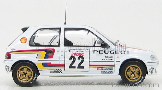 PEUGEOT 106 XSi n° 42 TOUR DE CORSE 1993 DECAL 1/43e