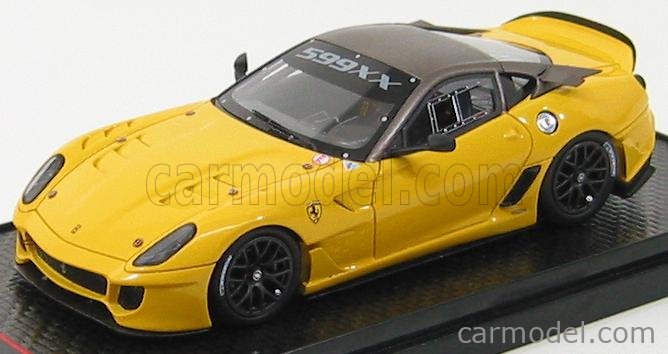 BBR-MODELS BBRC26A Scale 1/43 | FERRARI 599XX 2010 YELLOW GREY MET