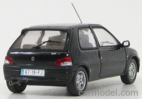 IXO-MODELS MOC095 Scale 1/43 | PEUGEOT 106 XSI 1993 BLACK