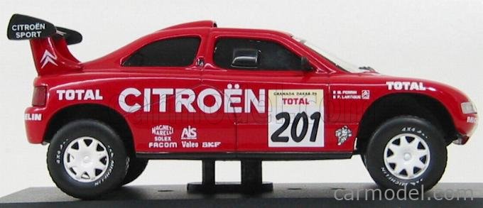 Modèle Réduit 1/43 Norev Citroën ZX N°201 Rallye Paris-Dakar 1996 - Occasion