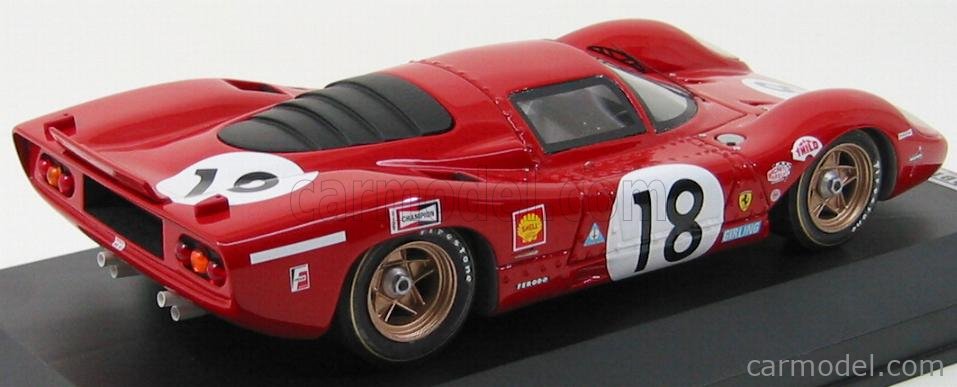 MG-MODEL MGV12S-02 Scale 1/18 | FERRARI 312P N 18 SEFAC 24h LE MANS ...