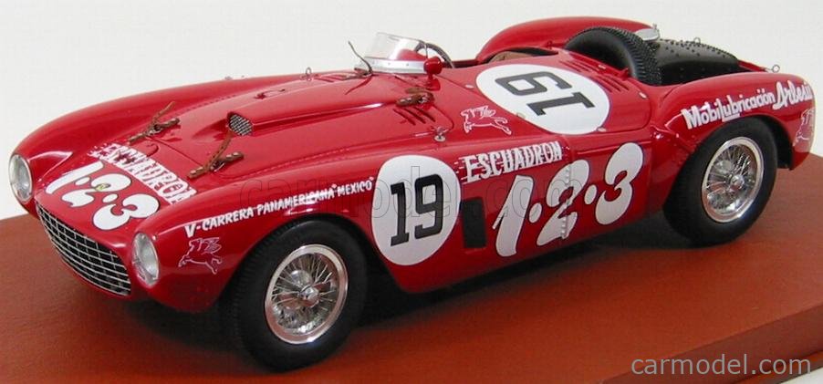 FERRARI - 375 PLUS N 19 WINNER V CARRERA PANAMERICANA ESCUADRON 1.2.3 1954  ( end of the race ) UMBERTO MAGLIOLI