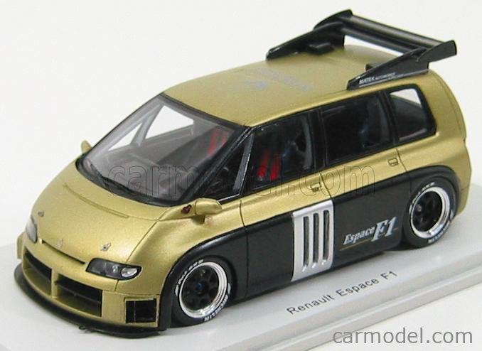 SPARK-MODEL S0300 Scale 1/43 | RENAULT ESPACE F-1 1994 YELLOW MET BLACK