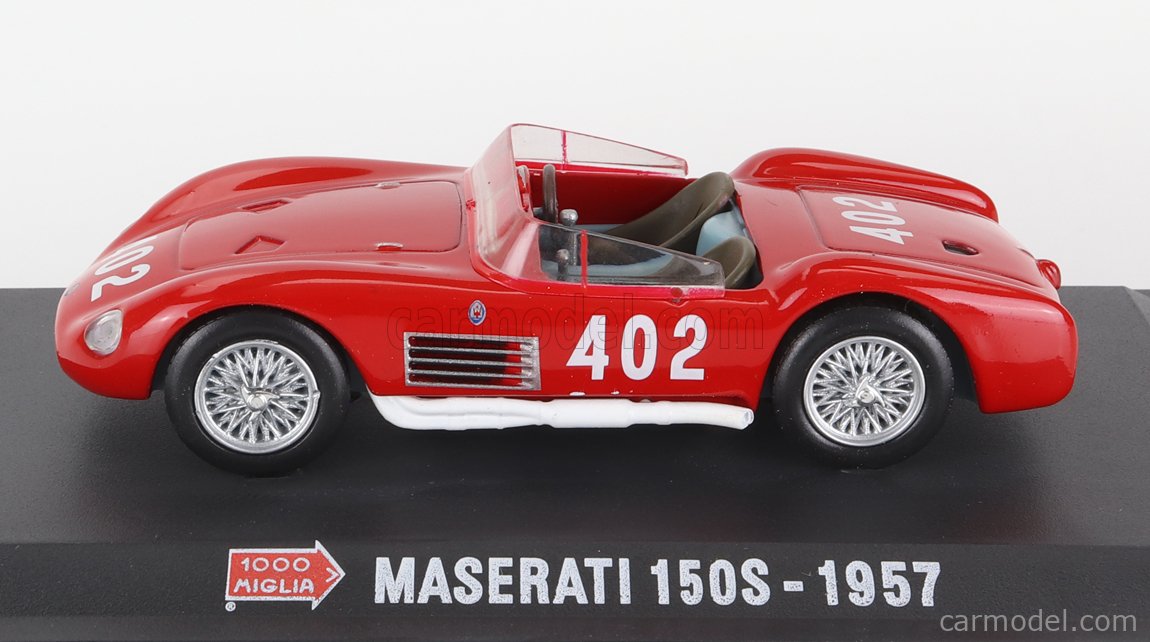 maserati 450s n°537 mille miglia 1957 top model tmc132 1:43