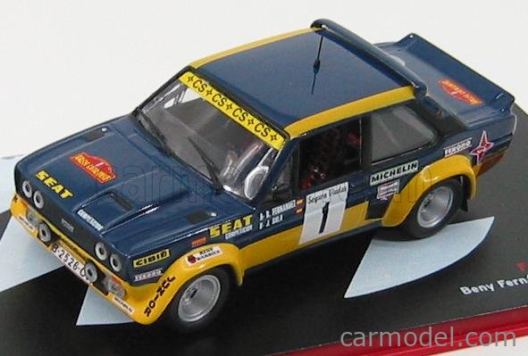 Fiat 131 Abarth Rohrl Rally Montecarlo 1980 1:43 Ixo Altaya
