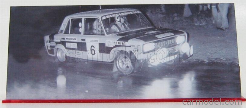 Miniature SEAT 124 FL 1800 Rallye 1977 #6 – Canellas / Sabater – IXO Altaya 1/43