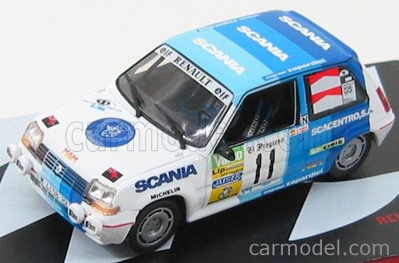 Décalcomanie Autocollant 1/43 Renault 5 GT Turbo J. Guinovart Rallye Monte-Carlo 1990
