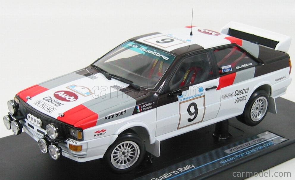 AUDI - QUATTRO N 9 WINNER RALLY ACROPOLIS 1982 M.MOUTON - F.PONS