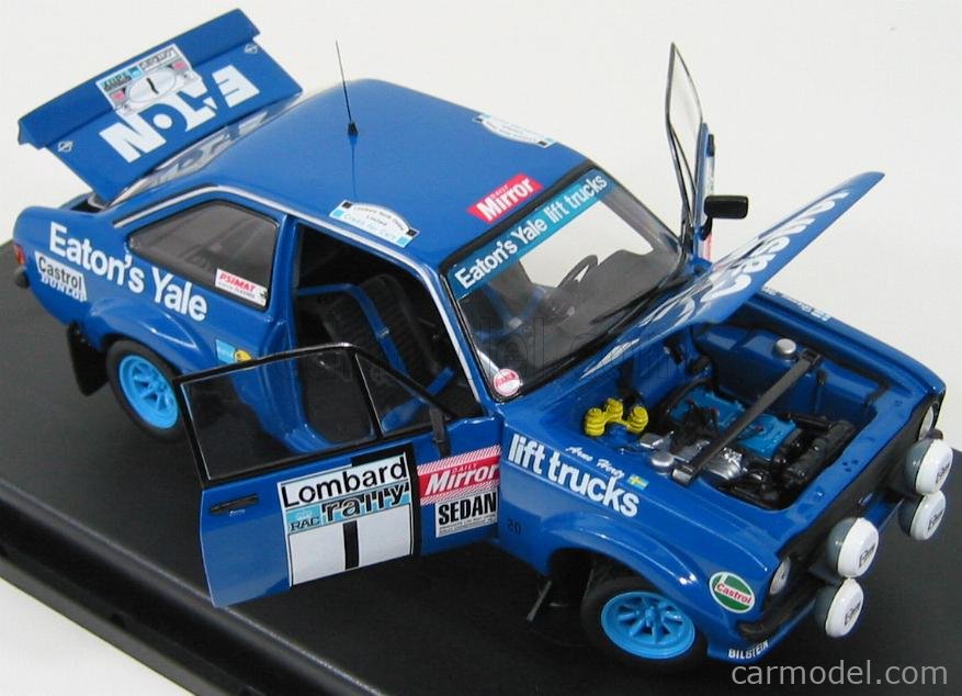 Miniature Ford Escort 1/18 Sun Star Mk II RS 1800 No.2 Belga Rallye Du Condroz 1979 1 18