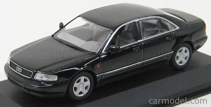 Audi A8 ミニカー 1/43 ブラック ケース付き AUDI A8 (ブラック) (ミニカー) - ホビーサーチ ミニカー