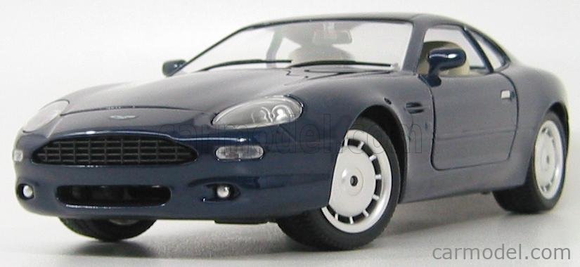 Aston Martin DB7 Bleu Metal Guiloy 1/18 Modèle Réduit Voiture