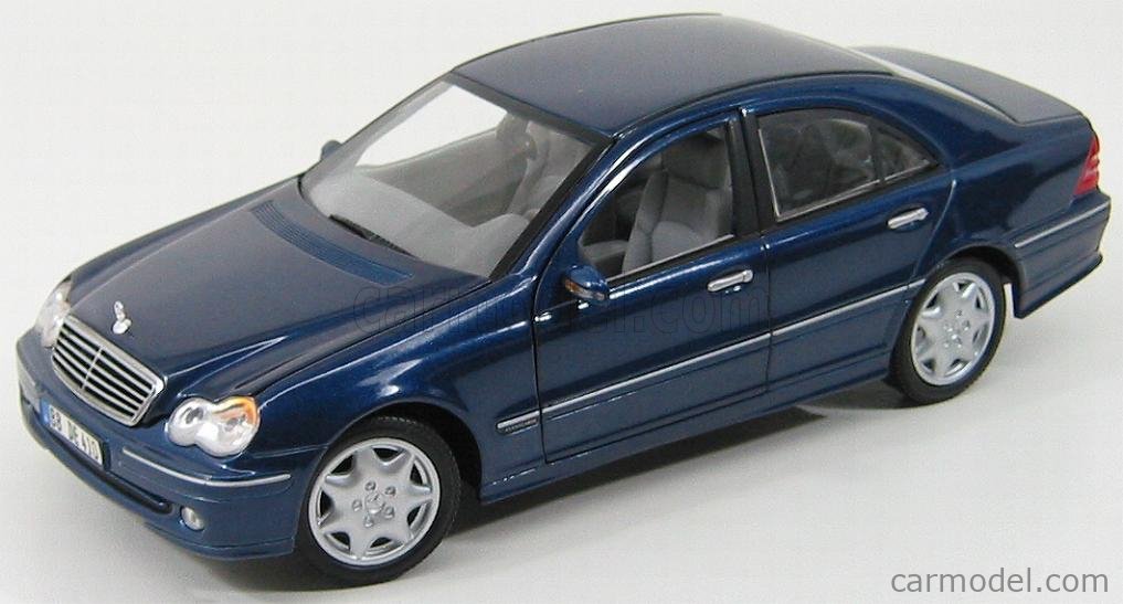 ANSON 30390 Scale 1/18 | MERCEDES BENZ C-CLASS BERLINE 2000 BLUE MET