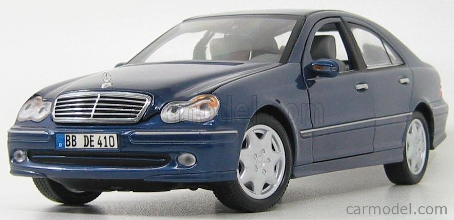 ANSON 30390 Scale 1/18 | MERCEDES BENZ C-CLASS BERLINE 2000 BLUE MET