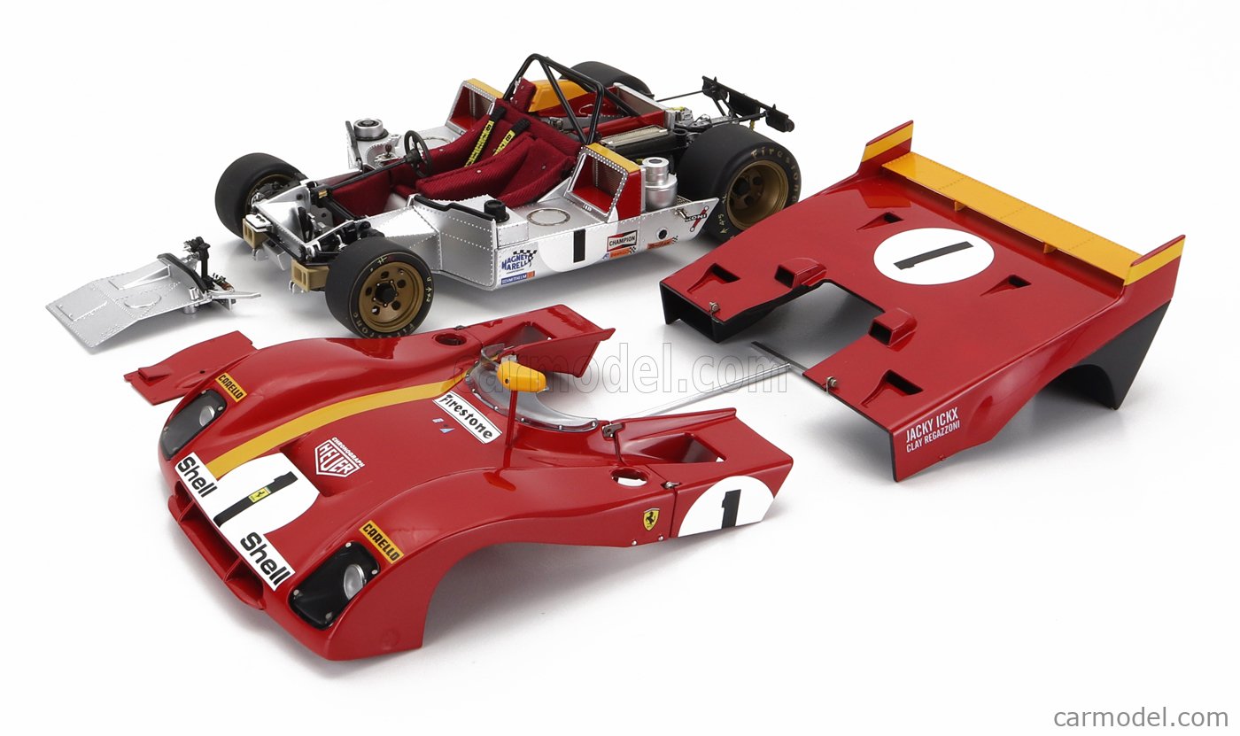 GMP G1804107 Scala 1/18 | FERRARI 312PB N 1 WINNER 1000Km MONZA