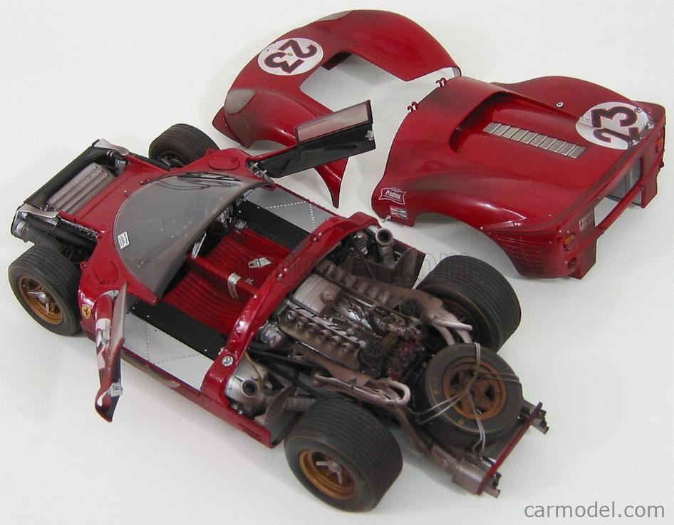 GMP G1804102FL Scale 1/18 | FERRARI 330P4 SPIDER N 23 WINNER 24h