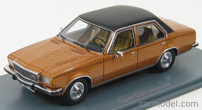 Opel Commodore B 1973 Red Black Roof Neo 43686 1/43 Resine Resin 4