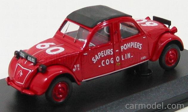 Citroen 2CV AZL Sapeurs Pompiers Norev 1/43 - Etoile Auto49