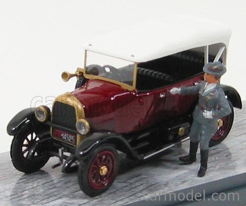 Modèle Réduit Voiture RIO 1/43 Fiat 501 En Métal - Vintage, état Occasion (fatigue Du Métal)