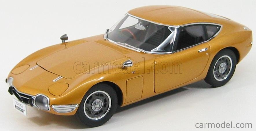 AUTOART 78749 Scale 1/18 | TOYOTA 2000GT COUPE 1967 GOLD MET